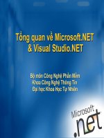 Tài liệu Tổng quan về Microsoft.NET & Visual Studio.NET pdf