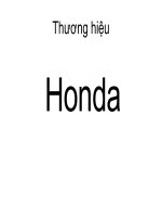 Tài liệu Xe Honda docx