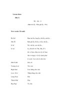 Tài liệu Tiếng Anh lớp 1, 2 - Lesson three (Bài 3) He - she - it docx