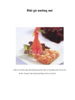 Tài liệu Đùi gà nướng mẻ doc