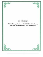 Tài liệu Tiểu luận 