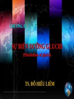 Tài liệu CHƯƠNG II: SỰ BIẾN DƯỠNG GLUCID pdf