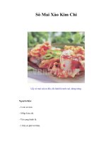 Tài liệu Sò Mai Xào Kim Chi ppt