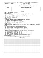 Tài liệu BÀI TLV SỐ 5 LỚP 8 (2010-2011)