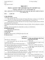 Bài giảng Giáo án sử 9 trọn bộ