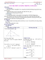 Tài liệu Giao an Hình học 10 tuan 21