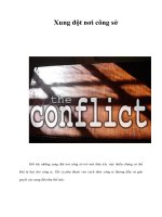 Tài liệu Xung đột nơi công sở pdf