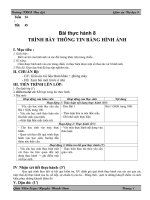 Bài giảng Tin9 tuần 24 25-01-2011