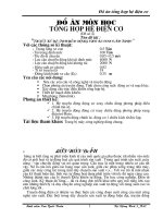 Tổng hợp hệ điện cơ :Thiết kế hệ truyền động cho xe con của cầu trục
