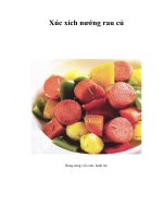 Tài liệu Xúc xích nướng rau củ doc