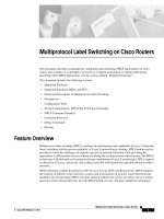 Tài liệu Multiprotocol Label Switching on Cisco Routers docx
