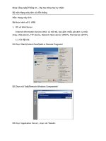 Tài liệu Web Server Internet Information Service (IIS) docx