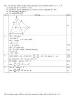 Bài giảng 2 đề ôn kt chương q.hệ vuông góc