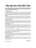 Tài liệu Hãy tập làm một diễn viên doc