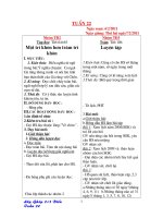 Bài giảng giao an lop ghep 2+3 tuan 22