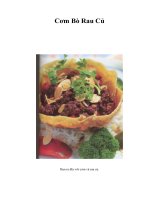 Tài liệu Cơm Bò Rau Củ doc