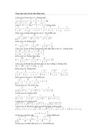 Bài giảng Tập hợp một số BĐT lớp 9