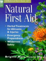 Tài liệu Natural First Aid ppt