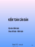 KIỂM TOÁN NỘI BỘ