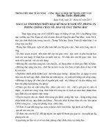 Gián án Báo cáo kế hoạch nghỉ têt.....