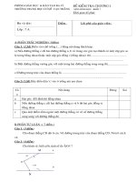 Gián án DE KIEM TRA HINH HOC CHUONG I