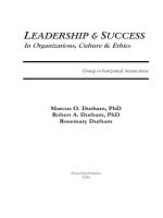 Tài liệu Leadership & success In organizations, Culture & Ethics pptx