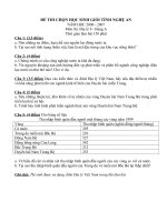 Bài soạn Đề và đáp án HSG tỉnh 06 - 07