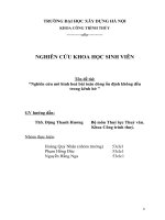 Nghiên cứu mô hình hoá bài toán dòng ổn định không đều trong kênh hở