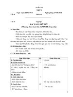 Bài giảng Giáo án lớp 5 tuần 23 - 2010.2011