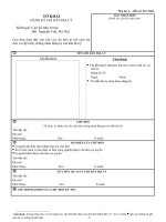 Tài liệu BIỂU MẪU: 