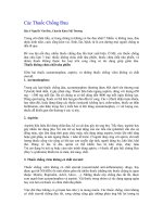 Tài liệu Các thuốc chống đau docx