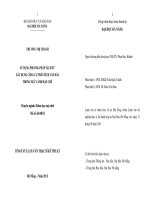 Sử dụng phương pháp tách từ xây dựng công cụ phân tích văn bản trong ngữ cảnh hạn chế 