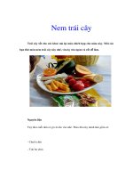 Tài liệu Nem trái cây docx