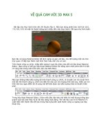 Tài liệu Vẽ quả cam với 3D Max 5 Phần 1 pdf