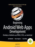 beginning android web apps development 