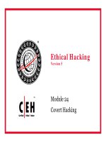 CEHv6 module 27 covert hacking 