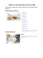 Tài liệu Bánh xúc xích đặc biệt từ nồi cơm điện pptx