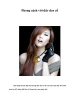 Tài liệu Phong cách với dây đeo cổ docx