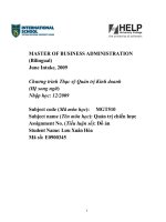 PHÂN TÍCH và ĐÁNH GIÁ CHIẾN lược HIỆN tại của CÔNG TY xây lắp vật tư vận tải SÔNG đà 12 