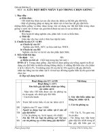 Bài giảng sinh hoc 9  hoc ki II