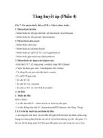 Tài liệu Tăng huyết áp (Phần 4) doc