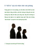 Tài liệu 5 “nỗi lo” của nữ nhân viên văn phòng doc