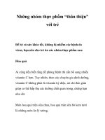 Tài liệu Những nhóm thực phẩm “thân thiện” với trẻ doc