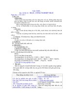 Bài giảng GIÁO ÁN HÓA 9(T1- T5)HKII2010-2011