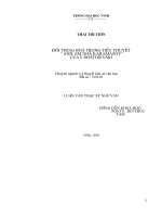 Đối thoại hoá trong tiểu thuyết anh em nhà karamazov của f  dostoievski 