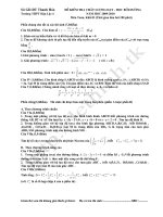 Tài liệu Thi thử ĐH môn Toán khối D_THPT Hậu Lộc 4 Thanh Hóa [2009-2010] docx