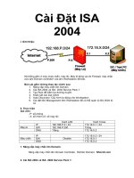 Tài liệu Hướng dẫn cách cài đặt ISA 2004 pdf