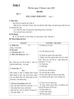 Bài giảng cac mon 5 tuan 1