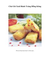 Tài liệu Chả Giò Xoài Bánh Tráng Hồng Kông ppt