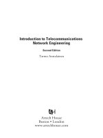 Tài liệu Introduction to Telecommunications Network Engineering - Kỹ thuật viễn thông mạng doc
